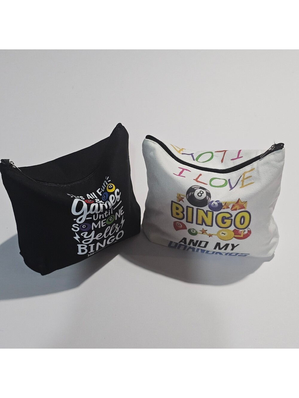 Set cosmetic lightweight bags - Bingo Print